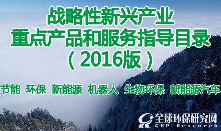 战略性新兴产业重点产品和服务指导目录