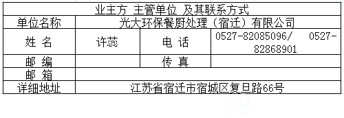 宿迁市餐厨废弃物资源化利用和无害化处理PPP项目（更新）