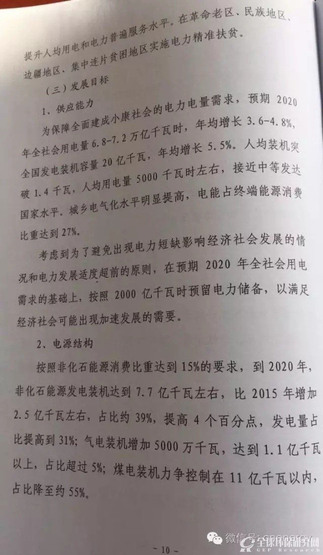电力发展“十三五”规划（2016-2020年）14