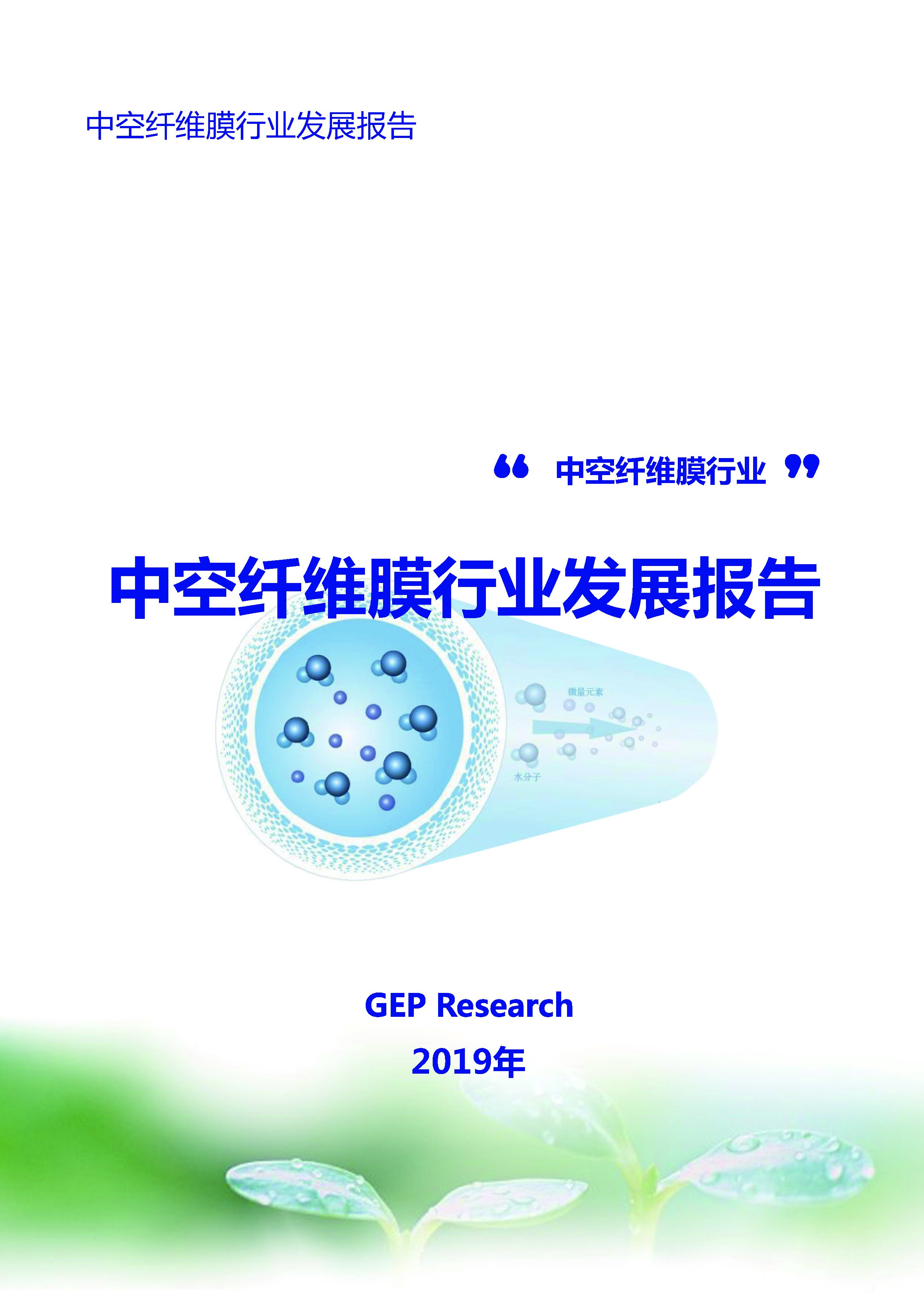 中空纤维膜行业发展报告